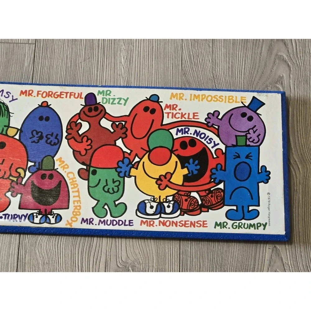 Mr. Men Wall Plaque Art Wooden 59